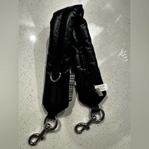 Marc Jacob’s Black Leather Strap with Silver Hardware